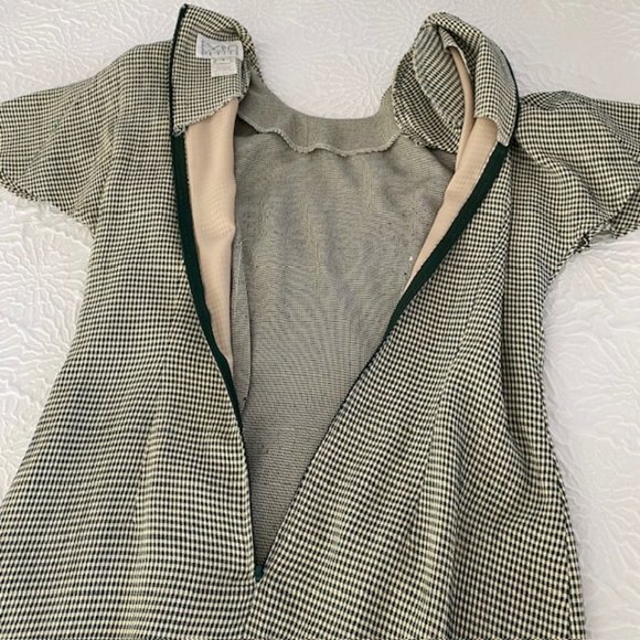 Midi Dress Expo Petite Houndstooth Dress - Size 4 Petite, Pre-owned - Picture 9 of 10
